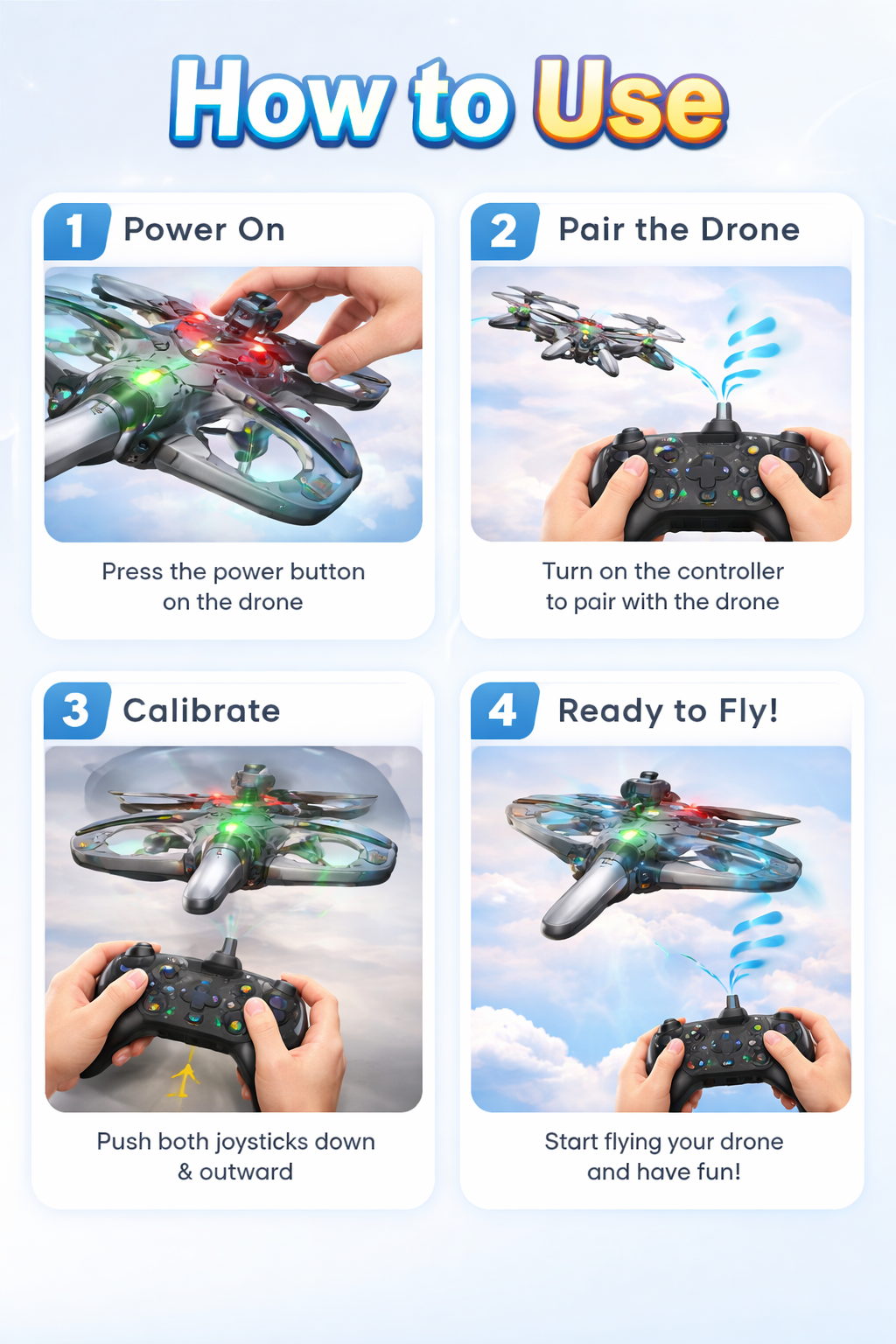 Easy-to-Fly RC Drones